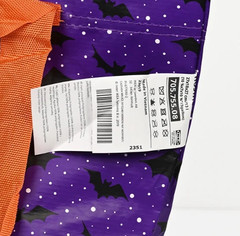 Hostagille Halloween Bag Bat Pattern/Lilac Purple 3 Gallon 705.755.08 / 70575508