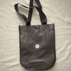 Lululemon Reusable Shopping Bags Set of 4 Black White Gray Geometric Solid