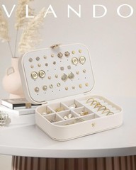 Vlando Travel Jewelry Case & Makeup Bag