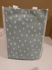 10 pack Target Reusable Shopping Lunch Bag, Gift bag, Bridal Tote Pastel Teal