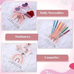Reginary 50 Pcs Inspirational Gifts Bulk for Women Cosmetic white background