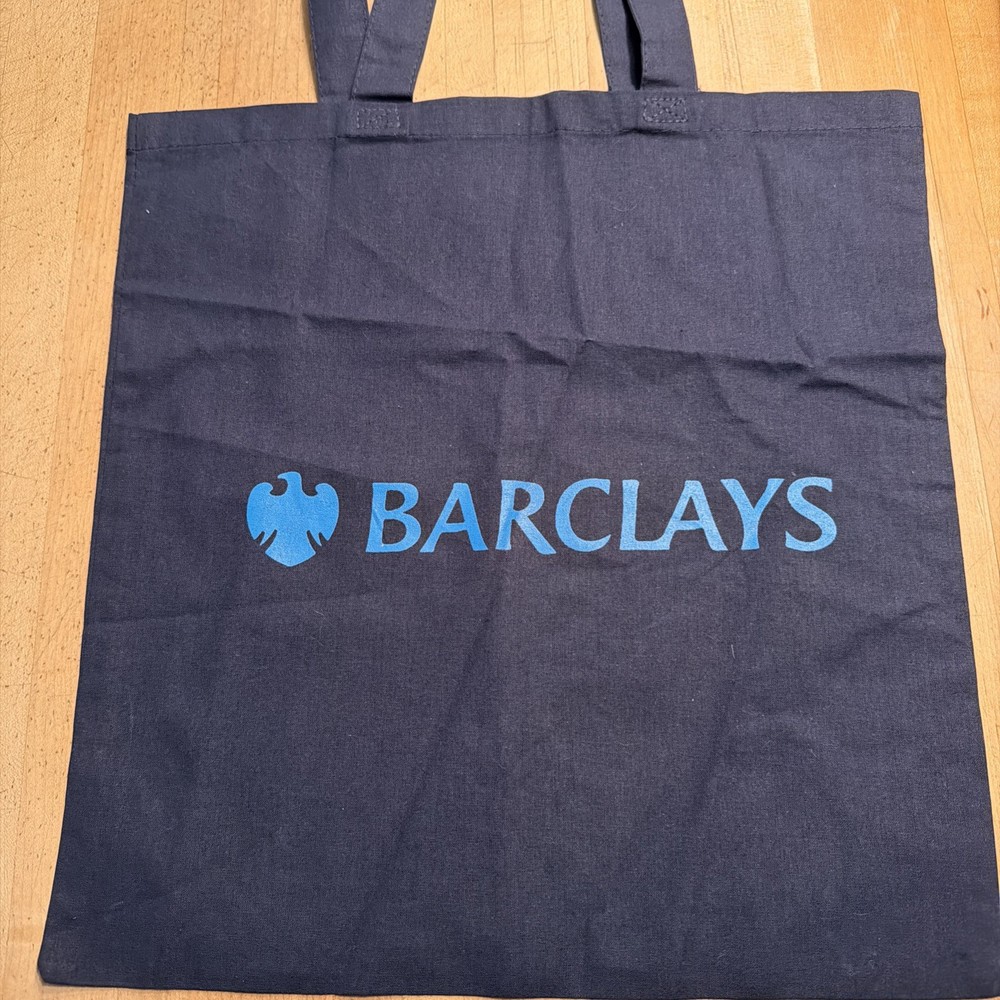 Barclays Reusable Cotton Bag, 15 X 15 Plus 10 Inch Handles