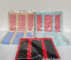 Vintage Hand Bag Multi-Color Rice Sack Eco-Friendly Medium Size 40 X 30 X 18 cm
