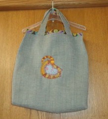 Upscale shopping TOTE BAG – Carpet bag plush upholstery fabric, cotton lined