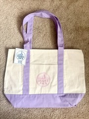 Trader Joe’s Canvas Limited Release Tote Shopping Bag LARGE Lavender – NWT