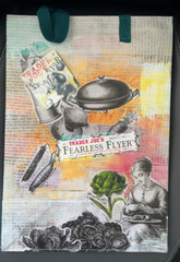 Trader Joe’s Mystery Bag Retired FEARLESS FLYER Shopping Tote – RARE! ~ NWT!