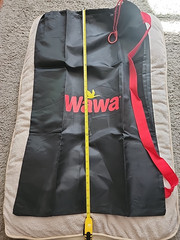 New WAWA Reusable Black Drawstring/Laundry Bag w/Over the Shoulder 33″ x 20″