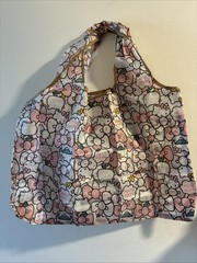 Hello Kitty Portable Foldable Reusable Shopping Shoulder Tote Bag 14x22inch