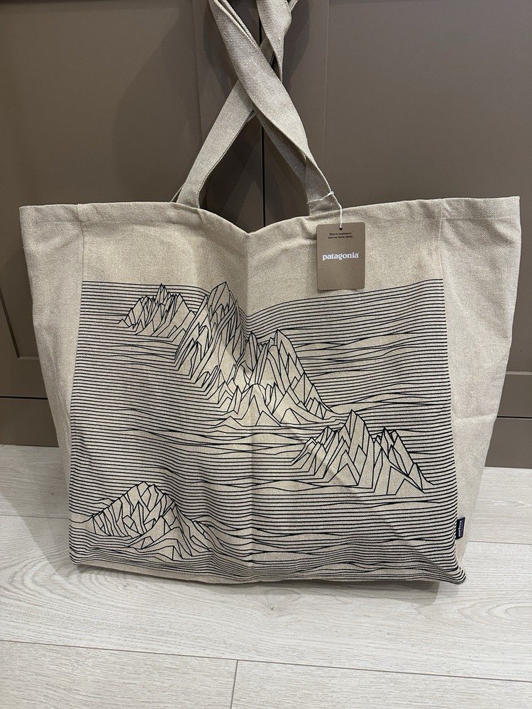 Patagonia Recycled Oversized Tote Large Capacity Hawaii Beach Grocery 20” Wide