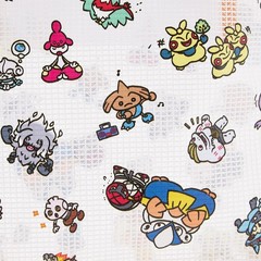 Pokemon Center Training Tote Bag 14.5×13.5in Fighting Type Hawlucha Machamp