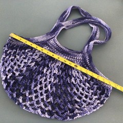 Handmade Crochet French Market Mesh Grocery Bag 100% Cotton Eco gift