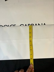 Dolce Gabbana Reusable Paper Shopping Bag Gift Rope Handle 15.5″ x 23.5″ x 8″
