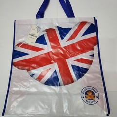 Build A Bear London Union Jack Tote Bag White Teddy Heart Paw Flag New