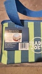 Trader Joe’s 2026 Mini Insulated Tote Summer Fun Ltd Edition Blue Striped New
