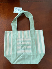 Trader Joes Mini Tote Bag Canvas Striped Set Of 4 Limited Edition Summer 2026