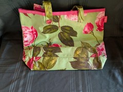 Ulster Weavers Royal Horticultural Society Rose Chinensis Oil Cloth Bag.