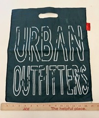 Urban Outfitters Green Fabric Reusable Shopping Bag 18″ x 14″