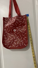 Lululemon Reusable Foldable Shopping Bags Set Multicolor Recycled Materials