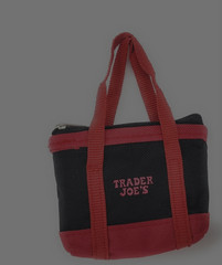 Trader Joe’s NEW 2 BAGS IN 1 🔥 Red MICRO TOTE AND GROCERY BAG very limited