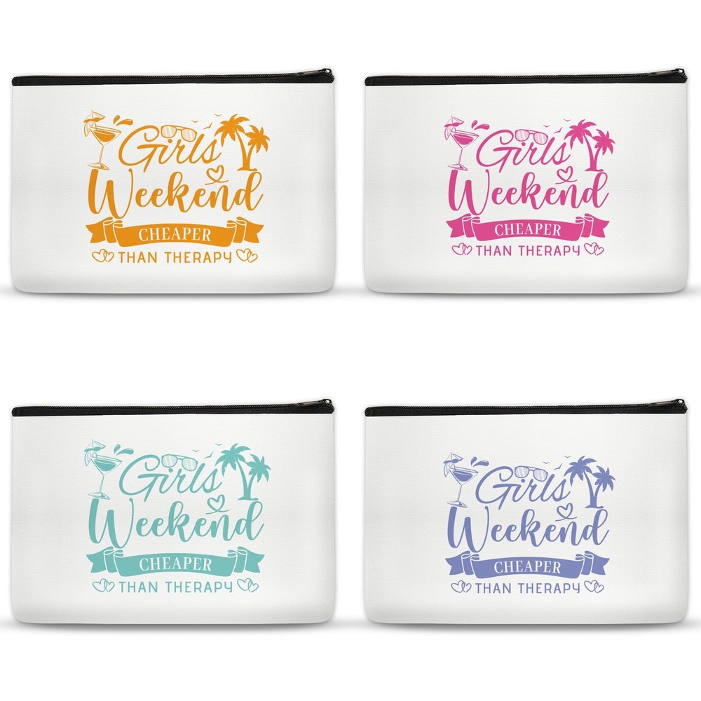SEAOYOZO Girls Weekend Gifts Makeup Bags for Women Small, girls weekend
