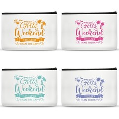 SEAOYOZO Girls Weekend Gifts Makeup Bags for Women Small, girls weekend