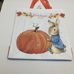 Tesco Peter Rabbit Pumpkin Tote Bag Beatrix Potter Bunny 2024 New