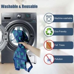 STARS & STRIPES 6 PC RIPSTOP WATERPROOF MACHINE WASHABLE GROCERY BAGS