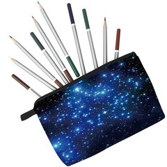 Livel lhood Starry Sky Cosmetic Bag for Women Cute Makeup hz3596
