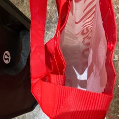 Lululemon Reusable Shopping Tote Bag Small w/snap, Lot of 3