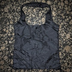 The North Face Nylon Reusable Shopping Tote Bag Lightweight Black Foldable