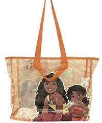 Disney MOANA 2 CLEAR TRANSPARENT Orange Reusable Tote/Shopping/Gift Bag NEW!