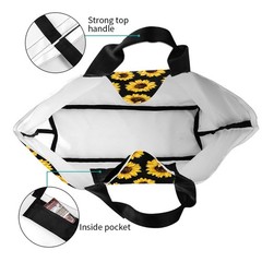Large Capacity Reusable Shopping Tote Bag Lightweight Grocery Shoulder Bag