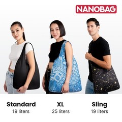 Foldable Tote Women Men Ultra-Lightweight Reusable Grocery Standard Stars