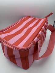 HOT PINK STRIPES Trader Joe’s, Mini Cooler, Bag, Pink Stripes NWT THE CUTEST?