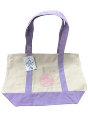 Original Trader Joe’s Reusable Large Canvas Lavender Tote Bag 2026 Limited Editi