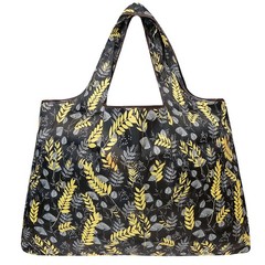 Large Reusable Wheat Tote Bag Eco-Friendly Foldable Grocery Shopping Bag