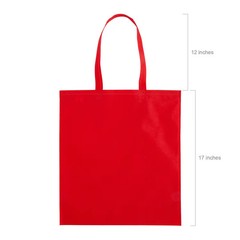 Large Colored Nonwoven Tote Bag Assortment 15″ x 17″ Mega Bulk 300 Pc