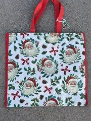 NEW TJX Large Shopping Tote Bag – Lotta Santa Claus – Reusable EcoFriendly🎄