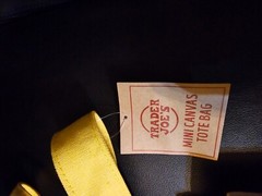 Trader Joes Brand New Fashion Tote Bag Heavy-Duty Cotton Canvas Shoulder Bag