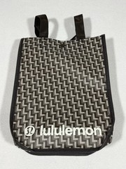 Lululemon Holiday 2025 Exclusive Logo Reusable Shopping Bag Tote Brown Geo