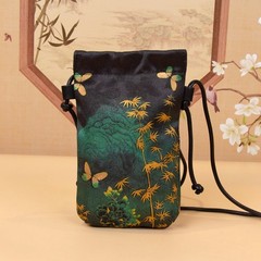 Stylish and simple drawstring change bag portable bundle messenger bag bag