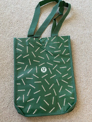 New Lululemon Reusable Shopping Bag Tote Bag Packaging Holiday Limited Edition