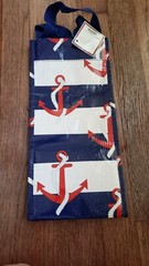 BELLA ANCHORS AWAY WINE/LIQUOR CARRY BAG/TOTE