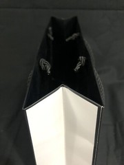 Authentic Chanel Reusable Shopping Paper Bag White Black 8″ x 10″ x 3″