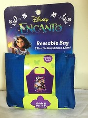 Disney Encanto Reusable Bag Holds up to 4 Bags Groceries Blue