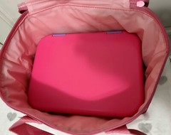 Trader Joe’s Valentines Day Mini Insulated Tote Bag- Bundle Lavender / Pink