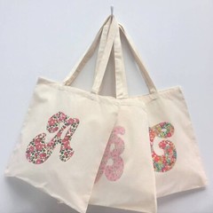 Spacious Handmade Tote Bag: Durable, Customizable, Eco-Friendly Cotton