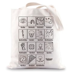 Fifteen Fears Magnus Archives Reusable Bag Fiction Podcast Tote Bag Magnus Ar…