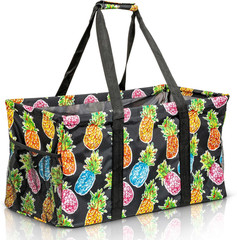 Extra Large Utility Tote Bag Oversized Collapsible Pool Beach Canvas Basket
