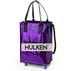 HULKEN (Small, Ultraviolet) Reusable Grocery Bag On Wheels, Shopping Trolley,…